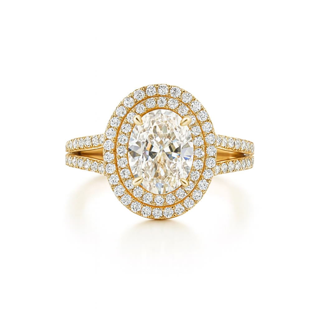 Round diamond ring